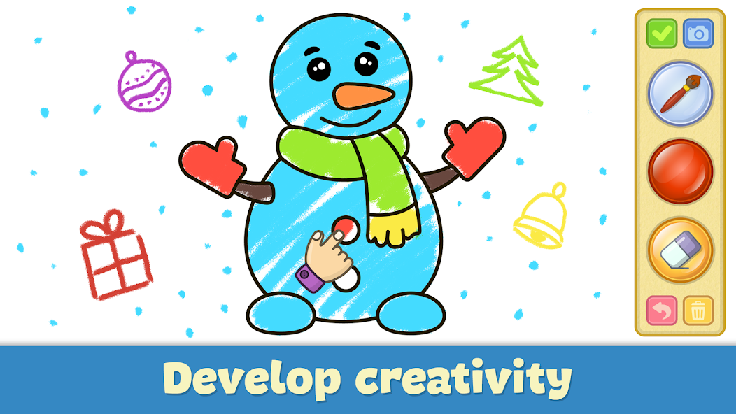 Kids Coloring & Drawing Games Mod Screenshot3