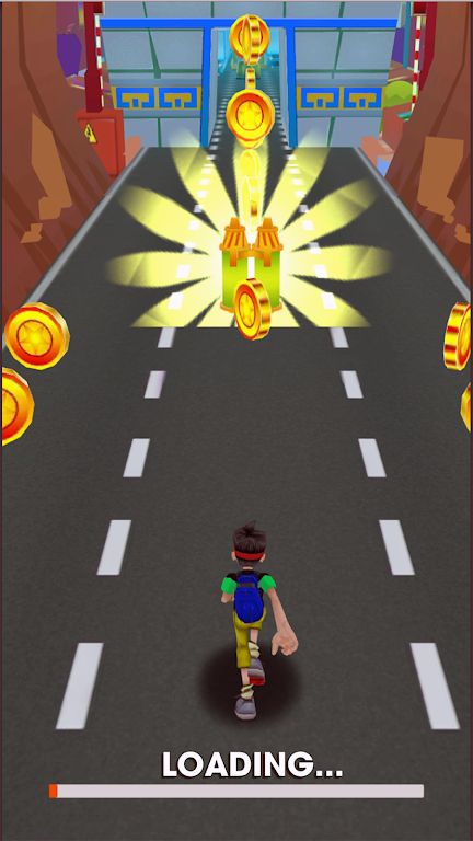 Subway Gold Boy Runner: Endles Mod Screenshot2