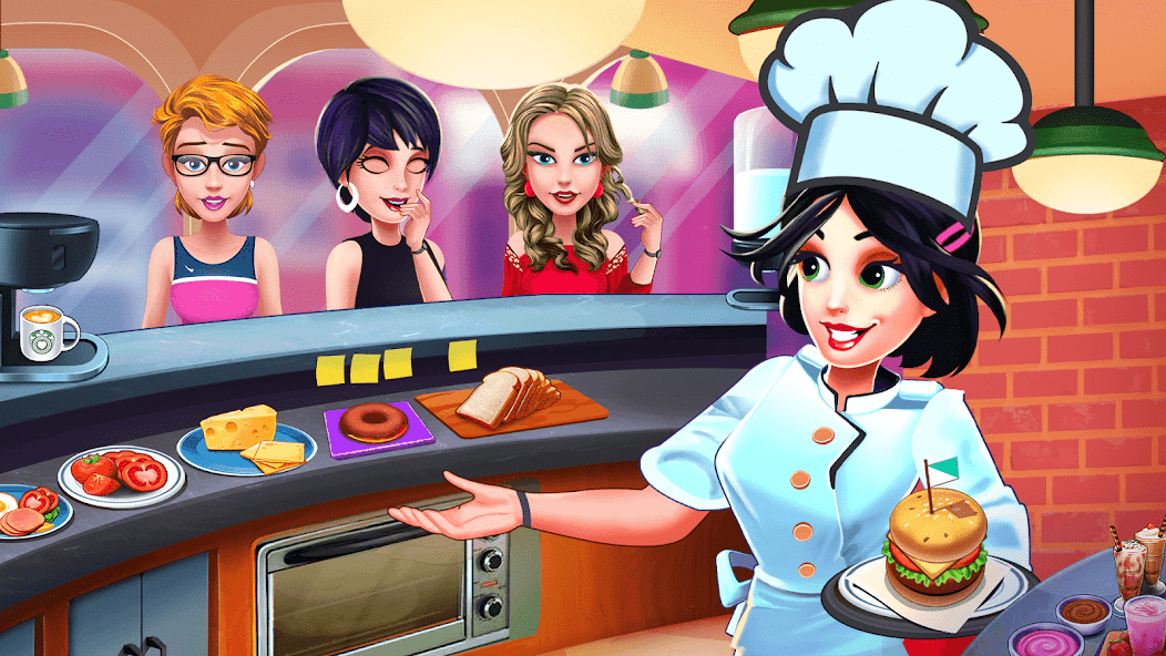 Cooking Cafe - Food Chef Mod Screenshot2