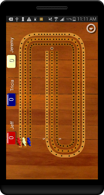 Cribbage Pegboard Screenshot1