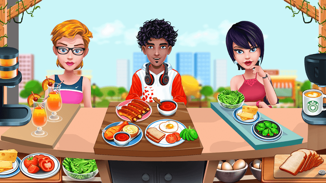 Cooking Cafe - Food Chef Mod Screenshot4