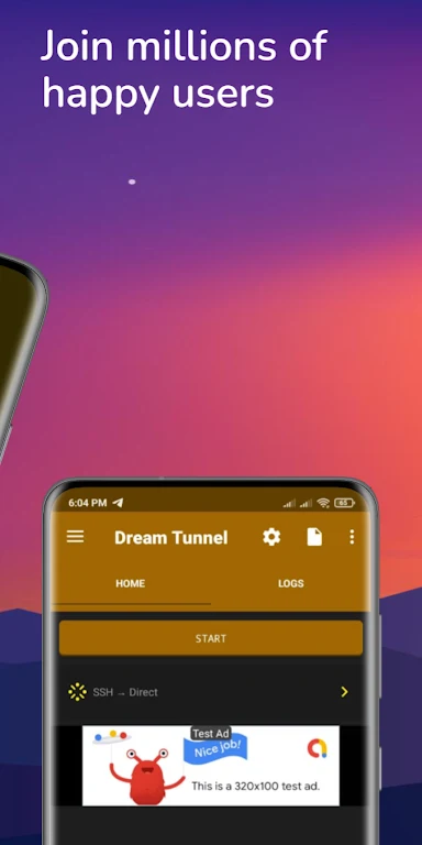 Dream Tunnel -SSH VPN Screenshot2