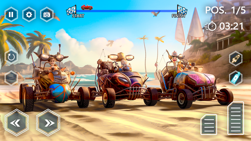 Buggy Racing: Kart Race 3D Mod Screenshot3