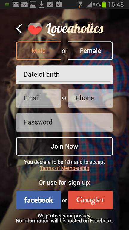 Loveaholics: Online dating app Screenshot3