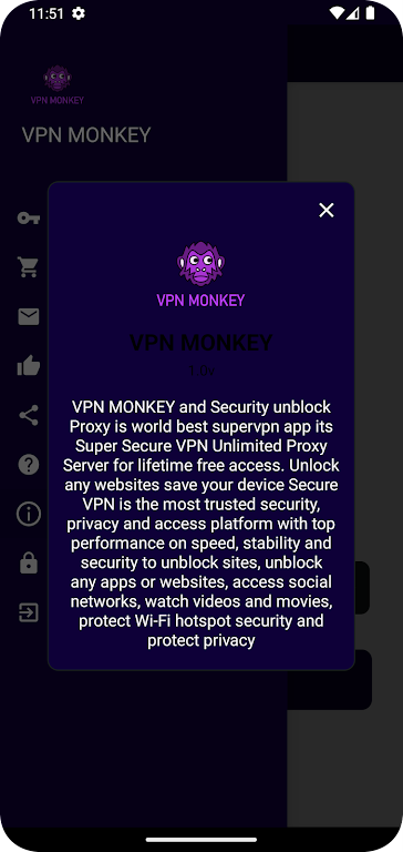 vpn monkey — private proxy Screenshot3