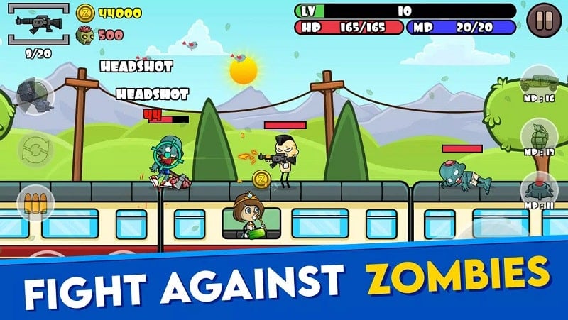 Stickman and Gun: Zombie War Screenshot1