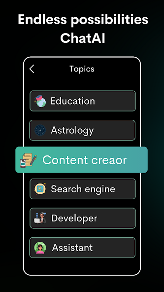 Chat AI - AI Chatbot Assistant Mod Screenshot1