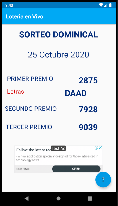 Loteria Nacional de Panama Screenshot2