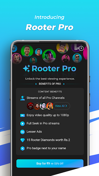 Rooter: Watch Gaming & Esports Mod Screenshot1