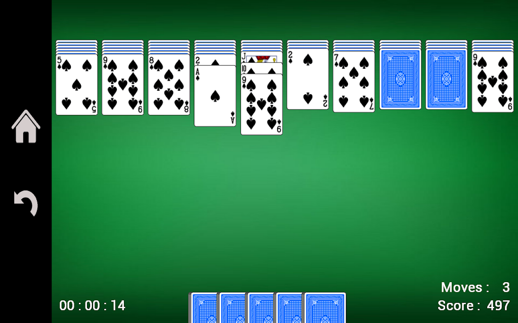 Spider Solitaire Screenshot2