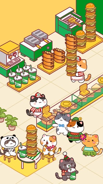 Cat Cooking Bar - Food game Mod Screenshot1