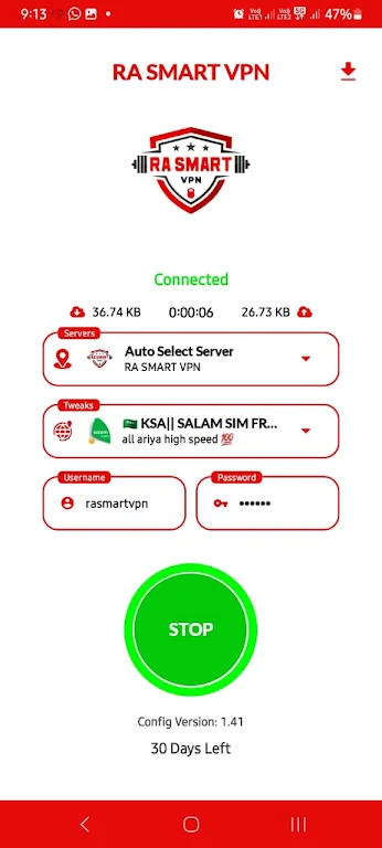 RA SMART VPN Screenshot1