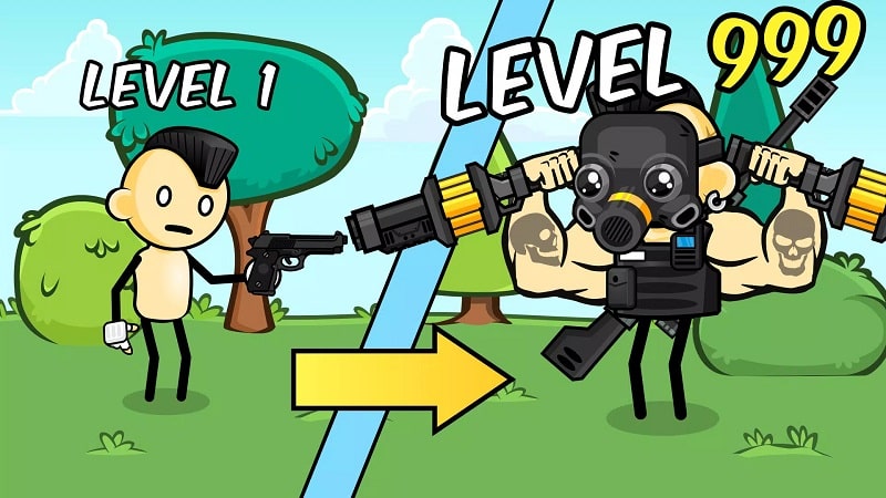 Stickman and Gun: Zombie War Screenshot4