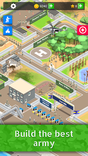 Idle Army Base: Tycoon Game Mod Screenshot1