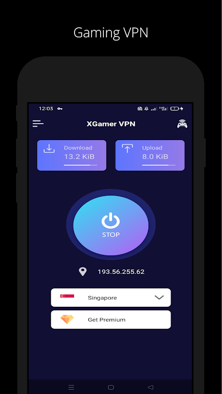 XGamer VPN: Pro Gaming VPN Screenshot1