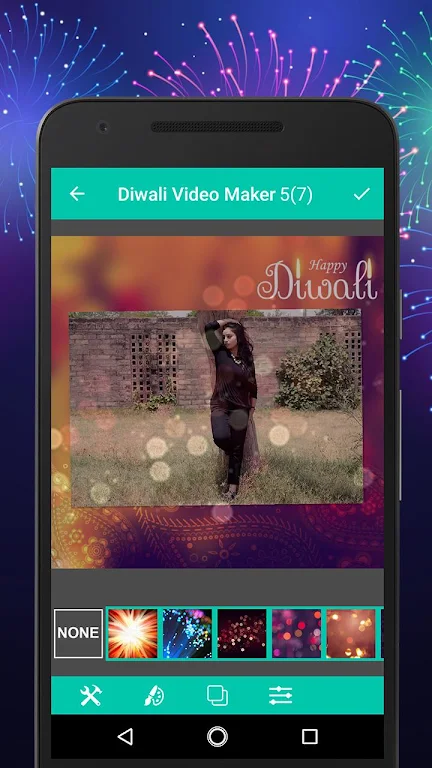 Diwali Photo to Video Maker wi Screenshot2