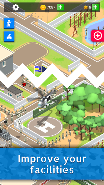 Idle Army Base: Tycoon Game Mod Screenshot3