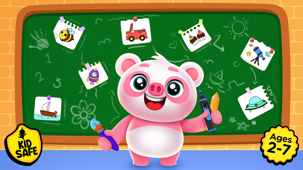 Toddler Drawing Games For Kids Mod Screenshot1