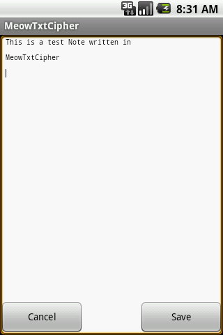 Safe Notes | MeowTxtCipher Screenshot2