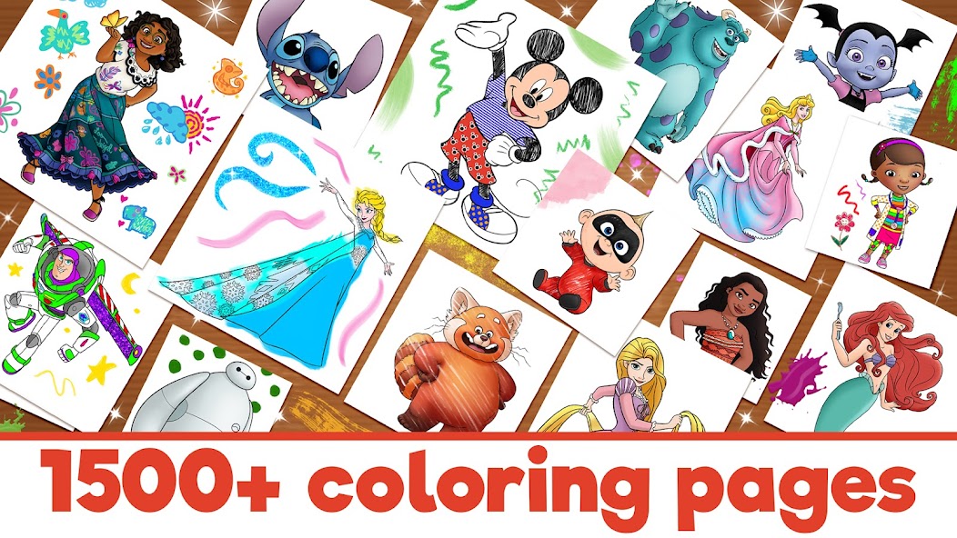 Disney Coloring World Mod Screenshot1