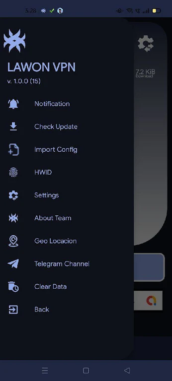 LAWON VPN Screenshot3