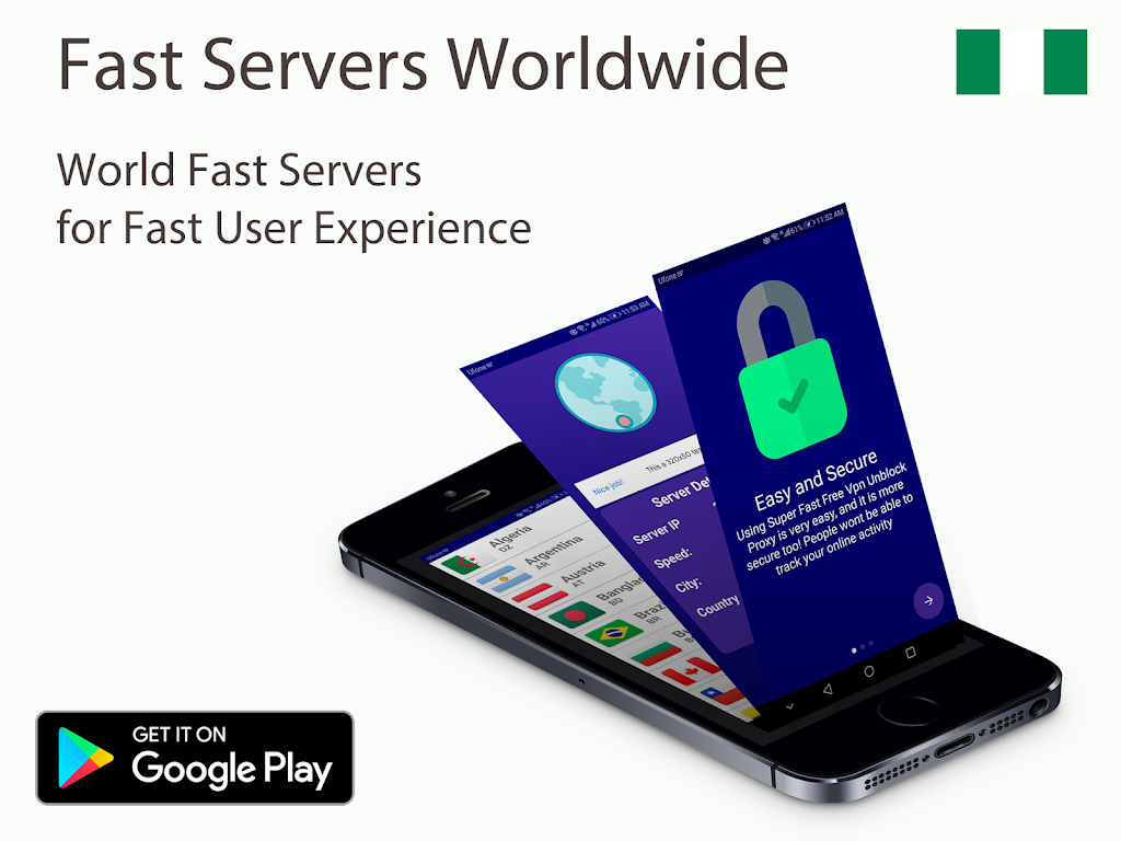 Nigeria VPN free Unlimited Screenshot2