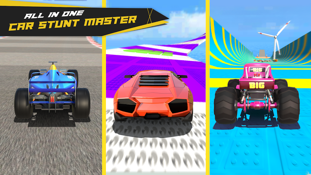 GT Car Stunt 3D: Car Driving Mod Screenshot2