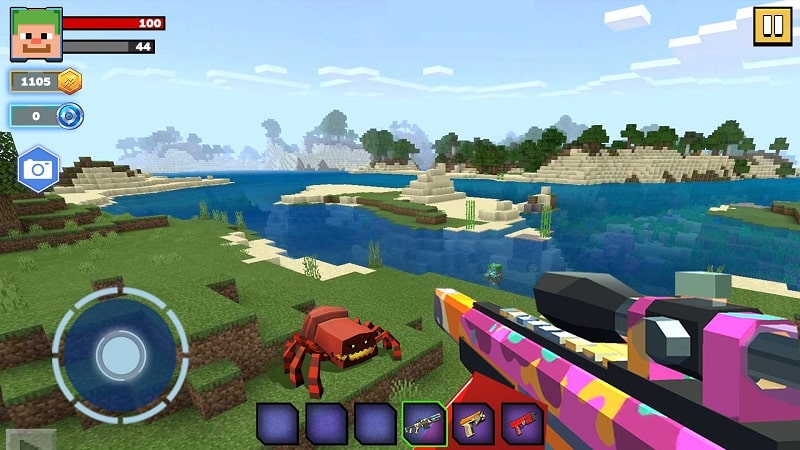 Fire Craft: 3D Pixel World Screenshot3