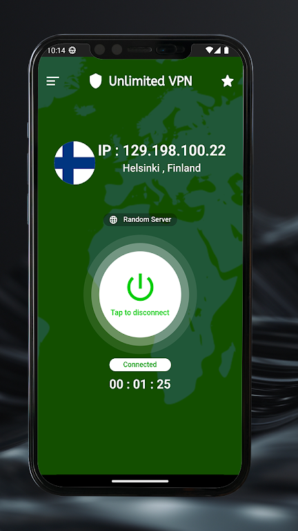 Unlimited VPN - VPN Proxy Screenshot1