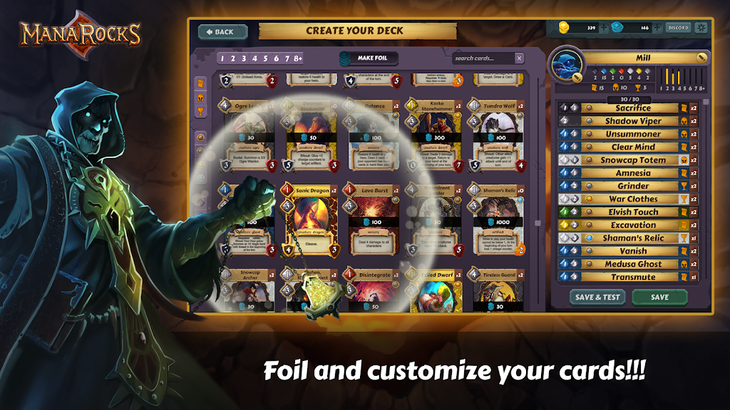 ManaRocks: Seasonal Card Game Screenshot3