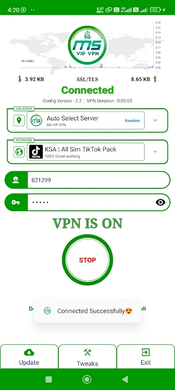 MS VIP VPN Screenshot1