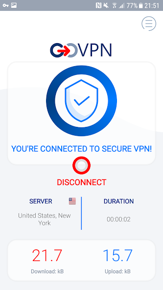 VPN secure fast proxy by GOVPN Mod Screenshot2