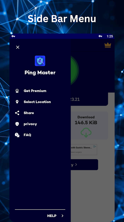 Ping Master VPN: Fast & Secure Screenshot1