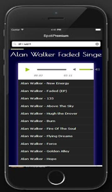 Alan Walker Faded Singe Mp3 Screenshot3