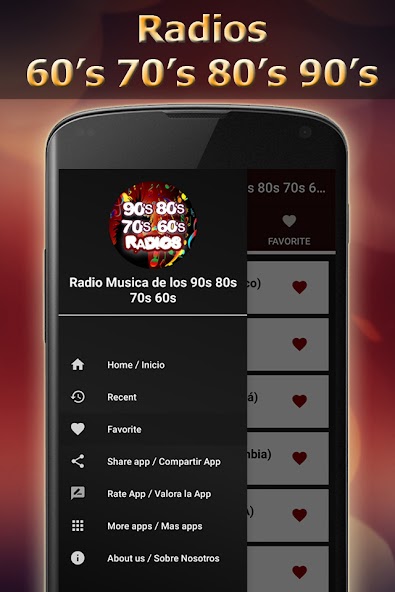 Oldies Radio 60 70 80 90 music Mod Screenshot4