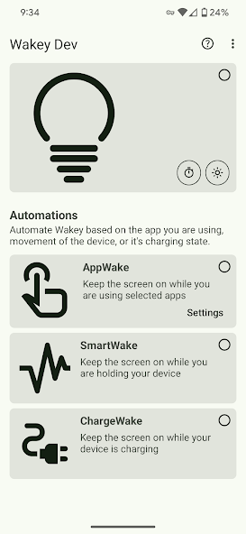 Wakey: Keep Screen On Mod Screenshot1