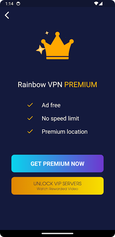 Rainbow VPN -Fast & Secure VPN Screenshot1