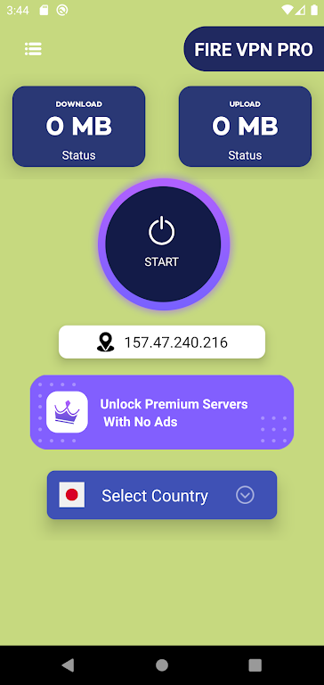 Fire VPN- Fast Premium VPN app Screenshot2