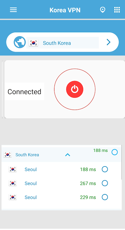 Korea VPN :Unlimited VPN Proxy Screenshot3