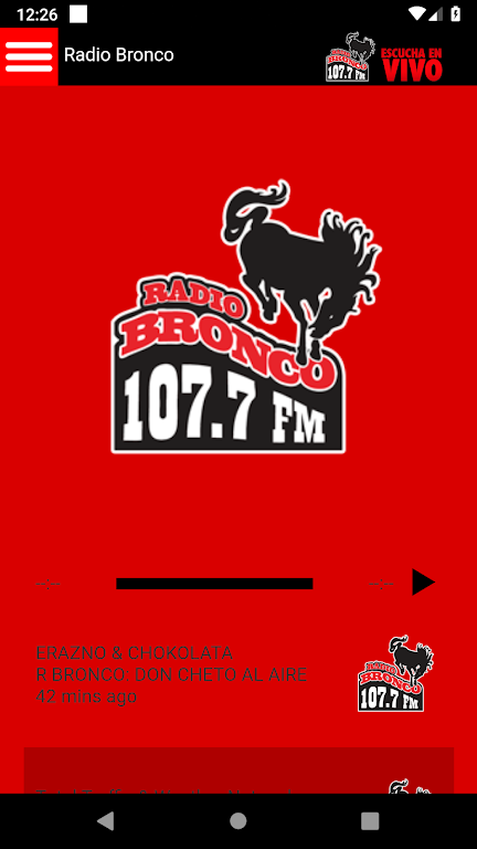 Radio Bronco 107.7 Screenshot1