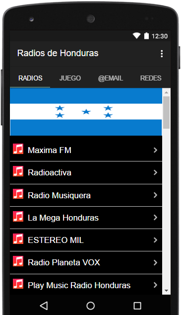 Radio Emisoras de Honduras FM y AM en Vivo Gratis Screenshot1