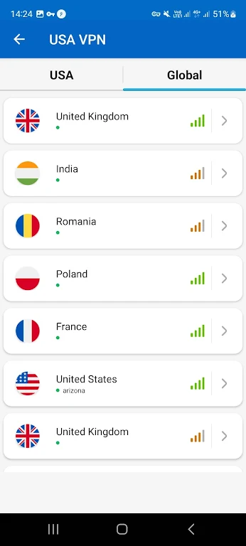 Us Vpn for android Screenshot4