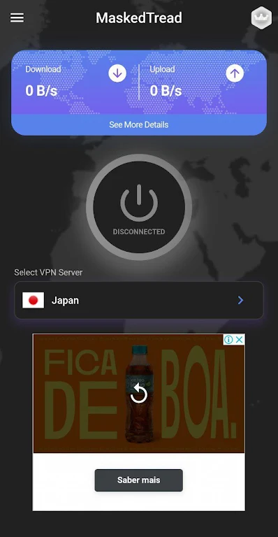 MaskedTread VPN Screenshot1