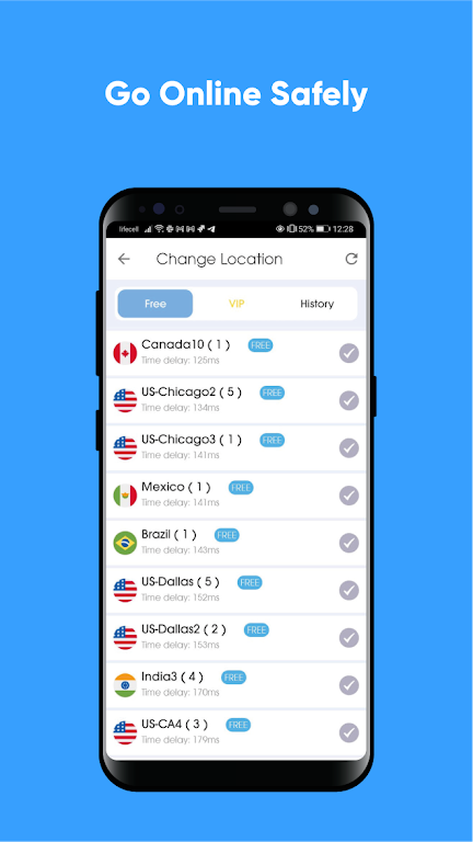 Super VPN : Unlimited Proxy Screenshot1