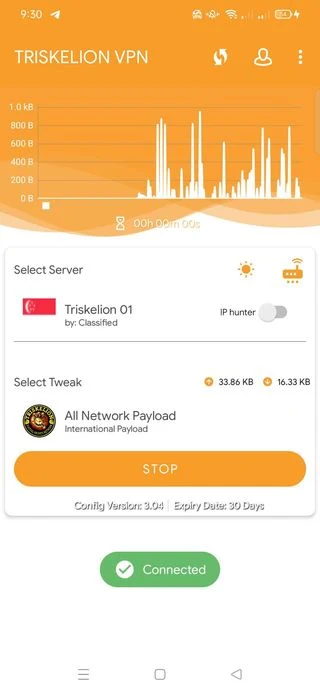 TRISKELION VPN Screenshot1