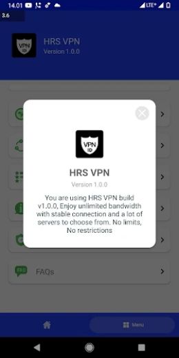 HRS VPN Screenshot1