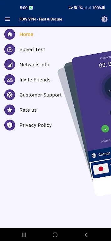 FDW VPN - Fast & Secure Screenshot3