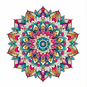 Mandala Color by Number Book Mod