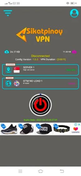 Sikatpinoy VPN Core 3 Screenshot1