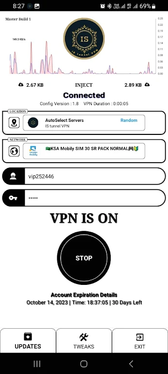 IS TUNNEL VPN Screenshot2